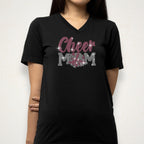 Cheer Mom Rhinestone Shirt: Cheerleading Mama Sparkle Outfit