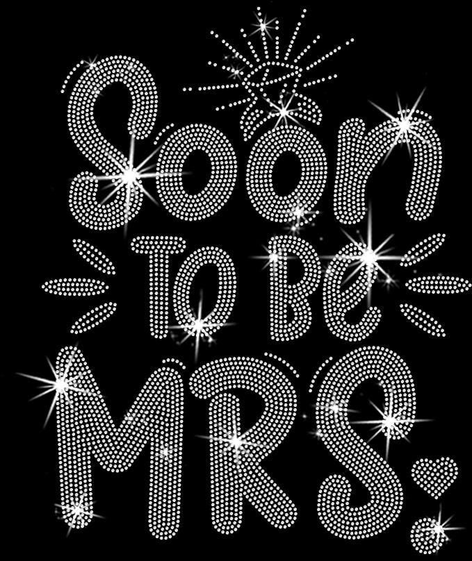 Soon to Be Mrs. Rhinestone Shirt: Wedding Bling Tee