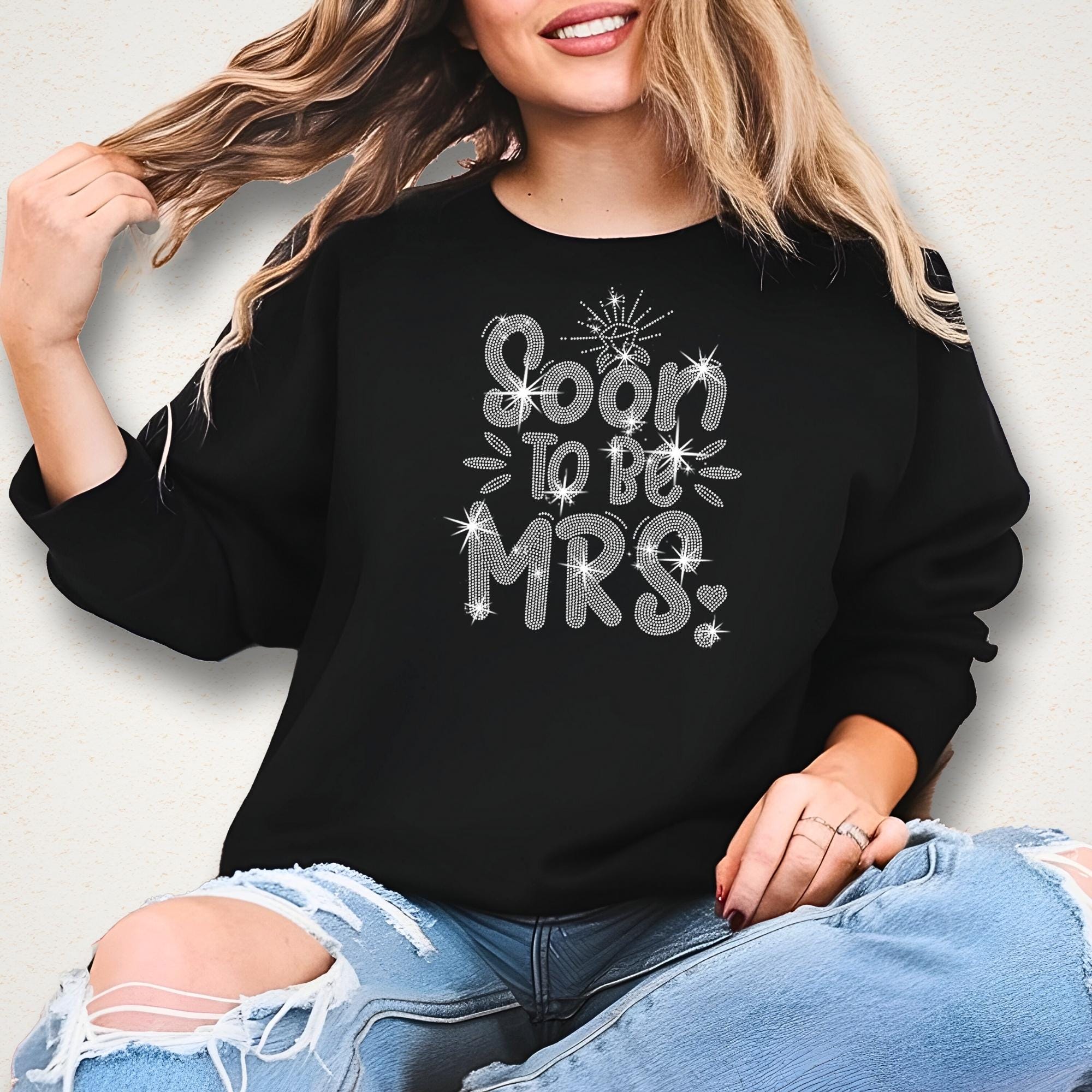 Soon to Be Mrs. Rhinestone Shirt: Wedding Bling Tee