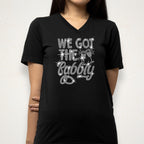 We Got the Bubbly Rhinestone Shirt: Sparkling Bubbly Champagne Tee