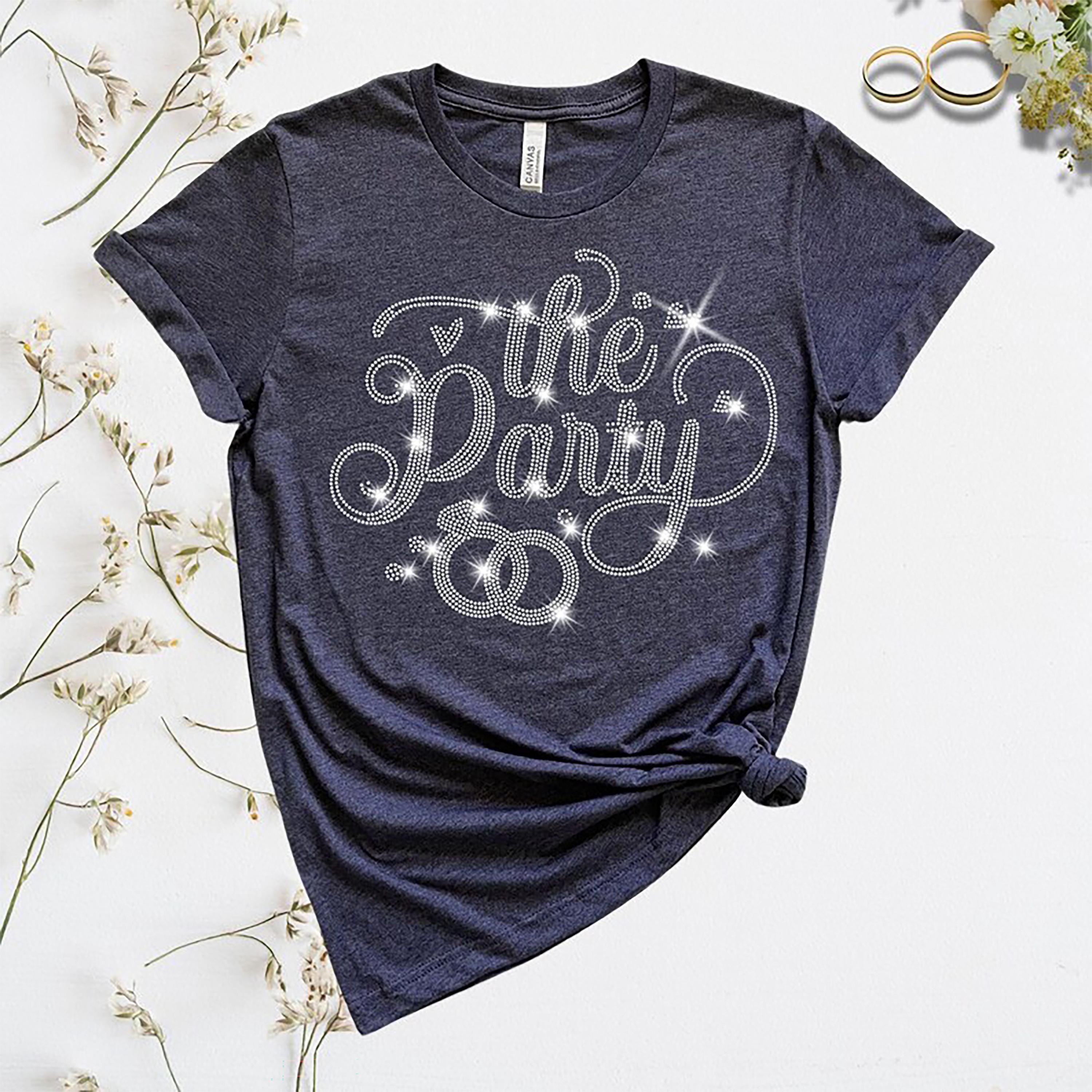 Wife of The Party Rhinestone Shirts: Favorite Bridal Party Tee