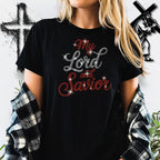 My Lord and Savior Rhinestone Shirt: Christian Faith Sparkle Tee