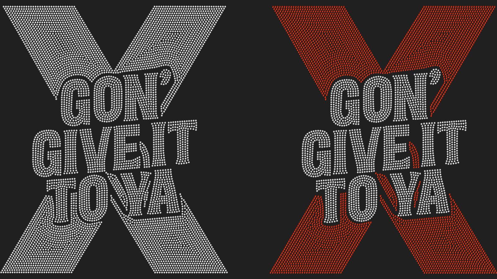 Custom Rhinestone Transfer Paper