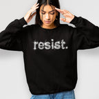 Resist Rhinestone Shirt: Sparkle Political Protest Tee & Sweatshirt