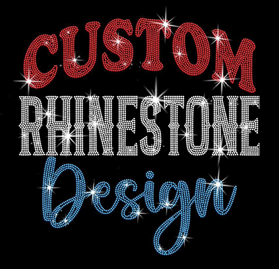 Custom Rhinestone Long Sleeve Shirt: Personalized Long Sleeve Sparkle Tee Secondary image
