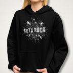 Let's Rock Rhinestone Shirt: Rock and Roll Bling Concert Outfit