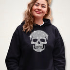 Rhinestone Skull Shirt: Gothic Bling Tee & Sweatshirt