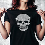 Rhinestone Skull Shirt: Gothic Bling Tee & Sweatshirt
