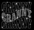 Granny Rhinestone T-Shirt: Sparkling Grandma Era Tee