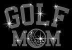 Golf Mom Rhinestone Shirt: Sparkly Golf Lover Tee & Sweatshirt