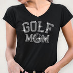 Golf Mom Rhinestone Shirt: Sparkly Golf Lover Tee & Sweatshirt