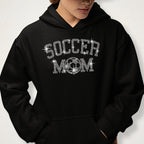 Soccer Mom Rhinestone Shirt: Sparkle Sports Parent Tee