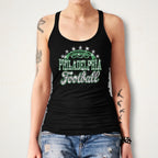 Philadelphia Football Rhinestone Shirt: Sparkling Game Day Football Fan Tee