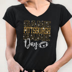 Pittsburgh Game Day Rhinestone T-Shirt: Shiny Football Stadium Outfit