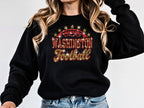 Washington Football Rhinestone Shirt: Sparkling Tailgate Party Outfit