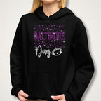 Rhinestone Baltimore Football Game Day Shirt: Sparkly Baltimore Fan Stadium Apparel