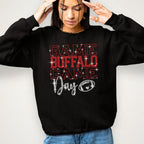 Buffalo Football Game Day Rhinestone Shirt: Sparkly Buffalo Sports Apparel