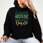 Green Bay Rhinestone Game Day T-Shirt: Sportwear Tailgate Trend Tee