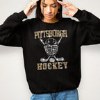 Pittsburgh Hockey Rhinestone Shirt: Game Day Bling Apparel