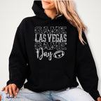 Las Vegas Game Day Shirt: Bling Football Women's Tee & Sweatshirt