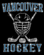Vancouver Hockey Rhinestone Shirt: Sparkling Hockey Tournament Tee