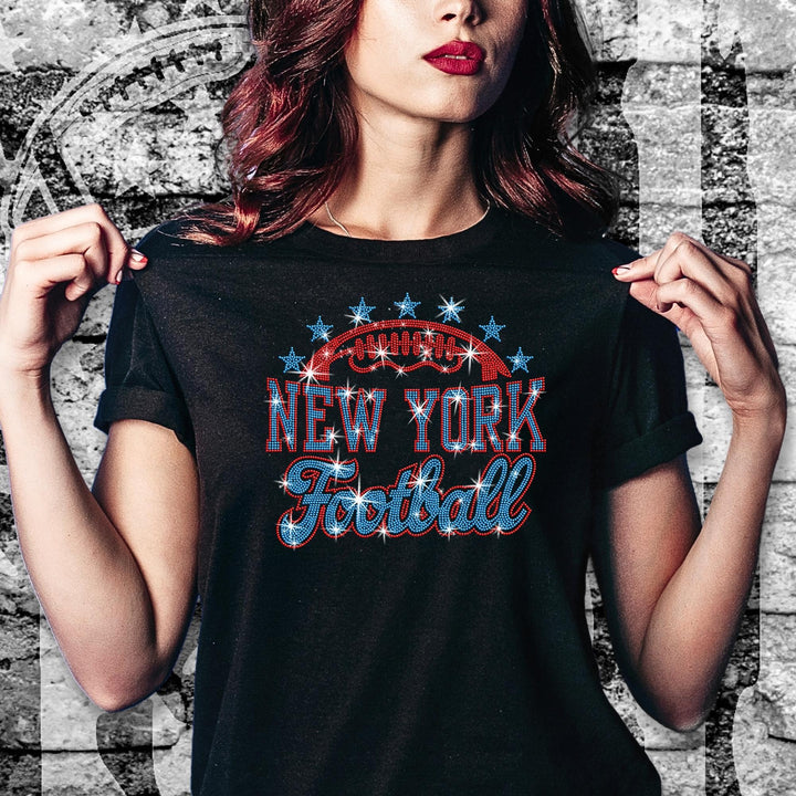 New York Rhinestone Football Apparel