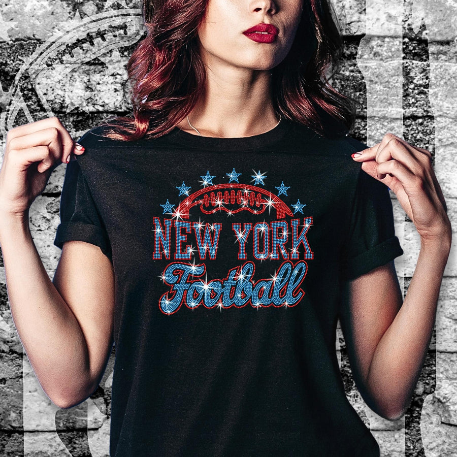 New York Rhinestone Football Apparel