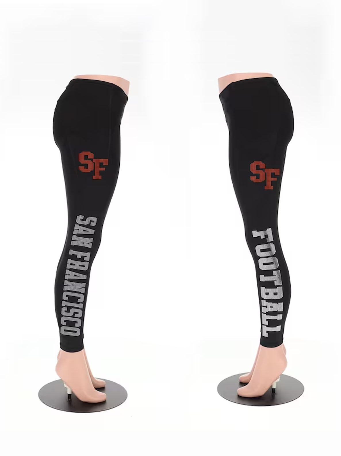 San Francisco Both Legs Printed Rhinestone Leggings