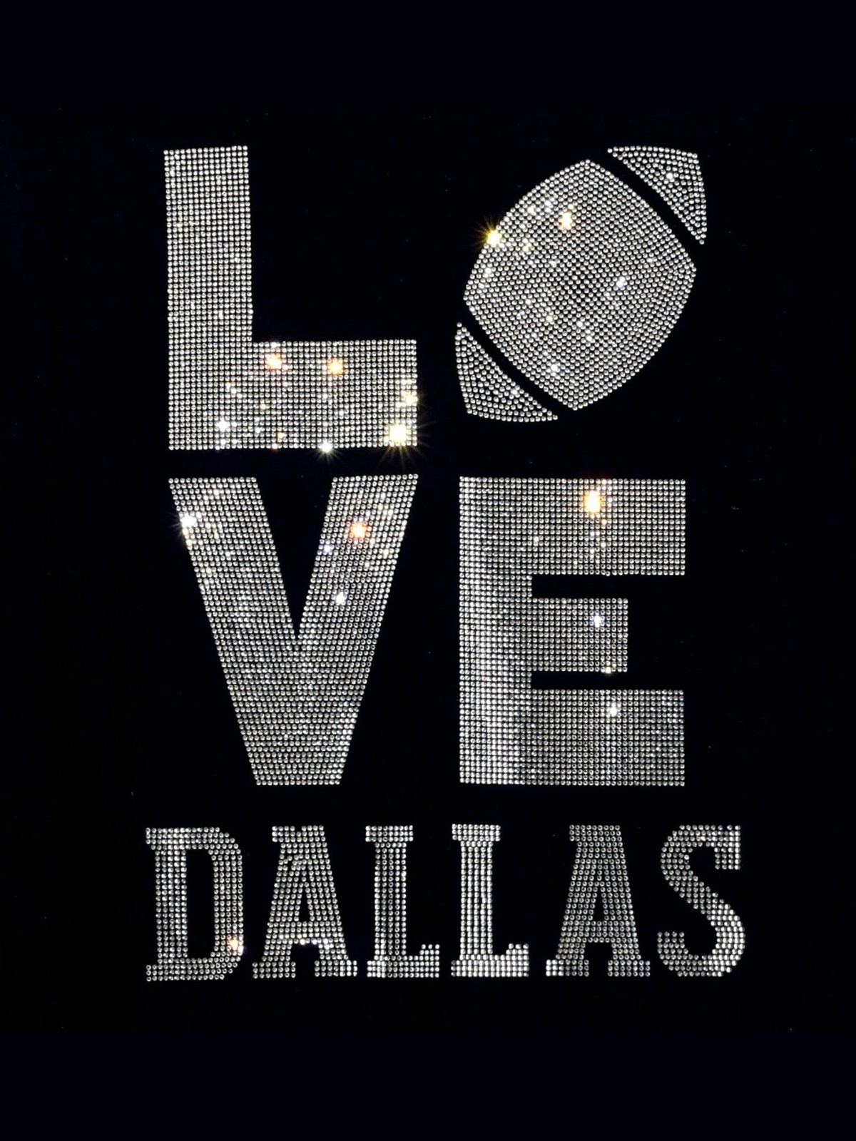 Dallas Shirt, Cowboys Tee, Rhinestone T-shirt, Game Day Shirt, Womens Football Tshirt, Texas gifts, Bling Bling Tee, Dallas Football,