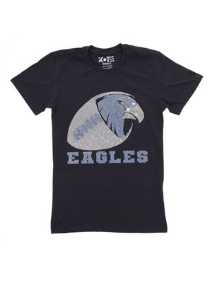 Philadelphia T-Shirt, Eagle Shirt, Football Tee, Rhinestone Shirt, Philadelphia Shirt, Bling Bling Tee, Eagle Fans, Game day shirt,women tee