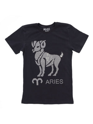 Aries Shirt, Zodiac Shirt, Aries Rhinestone Gift, Zodia Aries Tee, Horoscope Shirt, Birthday Gift Shirt, Bling Bling T-shirt