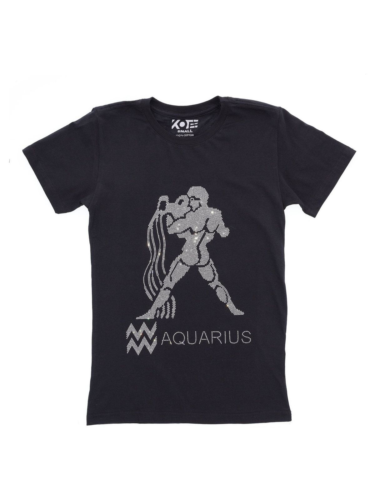 Aquarius Shirt, Zodiac Shirt, Aquarius Rhinestone Gift, ZodiacAquarius Tee, Horoscope Shirt, Birthday Gift Shirt, Bling Bling T-shirt