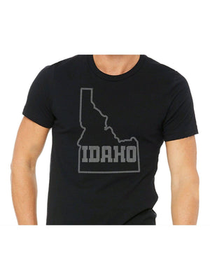 Idaho Rhinestone State Map Shirt, Idaho Lover Shirts, Idaho Travel Gifts, Idaho Apparel, Idaho Clothing, Idaho Travel T-Shirt, Gem State