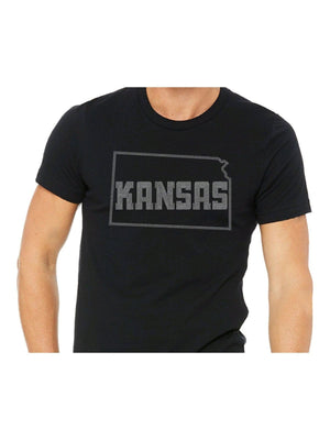 Kansas Rhinestone Shirt, Kansas Apparel, Kansas College Sweatshirt, Kansas Game Day Shirt, Kansas Gifts, Sunflower State Tee, Kansas fan