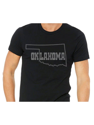 Oklahoma State Rhinestone Shirt, Oklahoma pride homeland shirt, Oklahoma home tee, Native American Oklahoma Rhinestone Map shirt