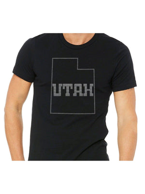 Utah Rhinestone State Map T-shirt, Unisex Tee, Comfort Colors ,