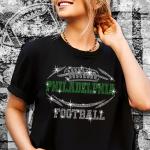 Philadelphia Rhinestone T-Shirt, Unique Design Ideal Gift Football Tee for Game Day, Quality and Durable Chic Shirt, Trendy Sport Fan Shirt