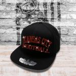 Kansas City Football Rhinestone Snapback Cap, Favorite Team Game Day Headwear, Adjustable Trucker Hat, Sports Gift Cap for Men or Women