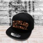 Cleveland Football Rhinestone Snapback Cap, City Sport Teams Pride Cap, Enthusiasts Dad Game Day Hat, Outdoor Streetwear Sportwear Headwear