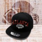 Atlanta Football Rhinestone Snapback Cap, Sport Teams Supporters Game Day Headwear, Vintage Style Hat, Classic Dad Cap, Sports Fan Apparel