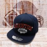 Houston Football Rhinestone Snapback Cap, New Season Sportswear, 80s-90s Classic Dad Cap, Game Day Outdoor Headwear, City Favorite Team Hat
