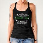 Green Bay Rhinestone T-Shirt, Shiny Chic Glittering Football Shirt, Gift Dazzling Game Day Shirt, Casual Sportwear Tailgate Trend Tee