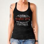 Kansas City Rhinestone T-Shirt, Glittering Style Football Game Tee, Fashionable Sunday Design Shirt, Sparkling Trendy Tee Gift for Team Fans