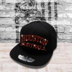 Houston Football Rhinestone Snapback Cap, Team Spirit Headwear, Cheering Mom Tailgating Hat, 90s Classic Cap, Fan Cap for Game Day