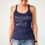 Protect The Dolls Rhinestone T-Shirt, Feminism Equality Shirt, Social Justice Tee, Activist Resist & Protest Apparel, Stylish Unisex Wear