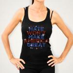 Hate Won't Make America Great Rhinestone T-Shirt, Patriotic Shirt, Anti Trump Tee, Resist Anti-MAGA Shirt, Democracy Tee, Equality Shirt