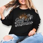Gulf Of Mexico Always and Forever Rhinestone T-Shirt, Mexico Vacation Tee-Shirt, Mexico Lover Gift, Mexican Beach Shirt for Men or Women