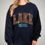 Lake Mode Rhinestone T-Shirt, Matching Family Vacation Top, Nature Lover Shirt, Camper Tee-Shirt, Summer Vibes Shirt, Gift for Travel Lover