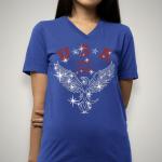 USA EST 1776 Eagle Rhinestone T-Shirt, Fourth of July Sublimation Design Tee, Freedom & Liberty Shirt, Unisex Patriotic American Shirt