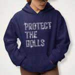 Protect The Dolls Rhinestone T-Shirt, Gender Equality Shirt, Feminist Shirt, Resistance Shirt, Human Rights Tee, Activist Top Shirt